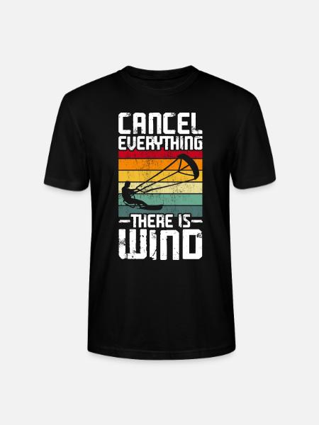 Kitesurf Kitesurfer Kiteboard - Stanley/Stella Unisex Bio-T-Shirt CRAFTER - Schwarz