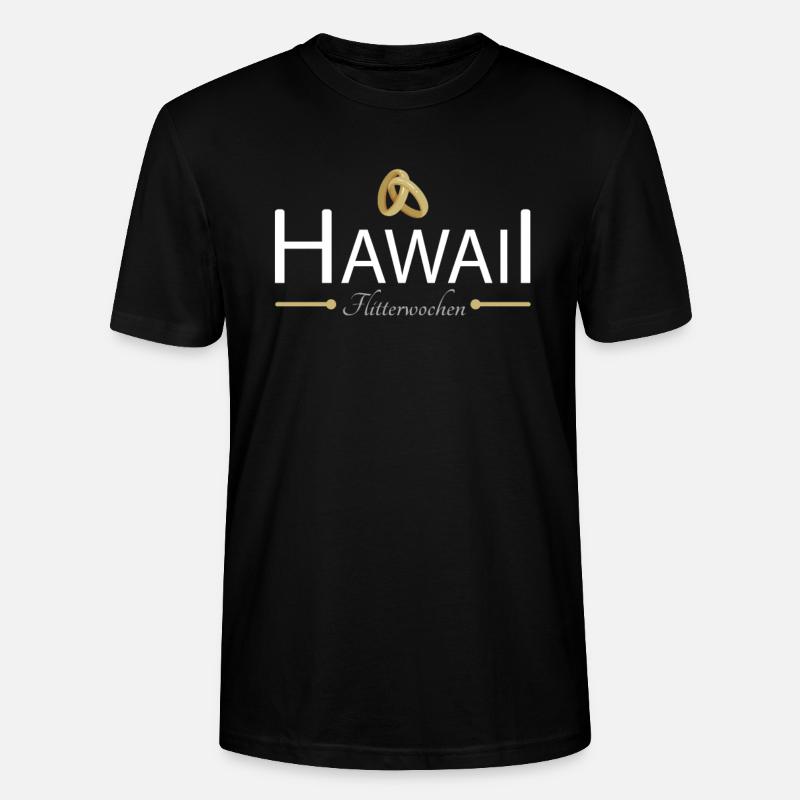 Flitterwochen Hawaii - Stanley/Stella Unisex Bio-T-Shirt CRAFTER - Schwarz