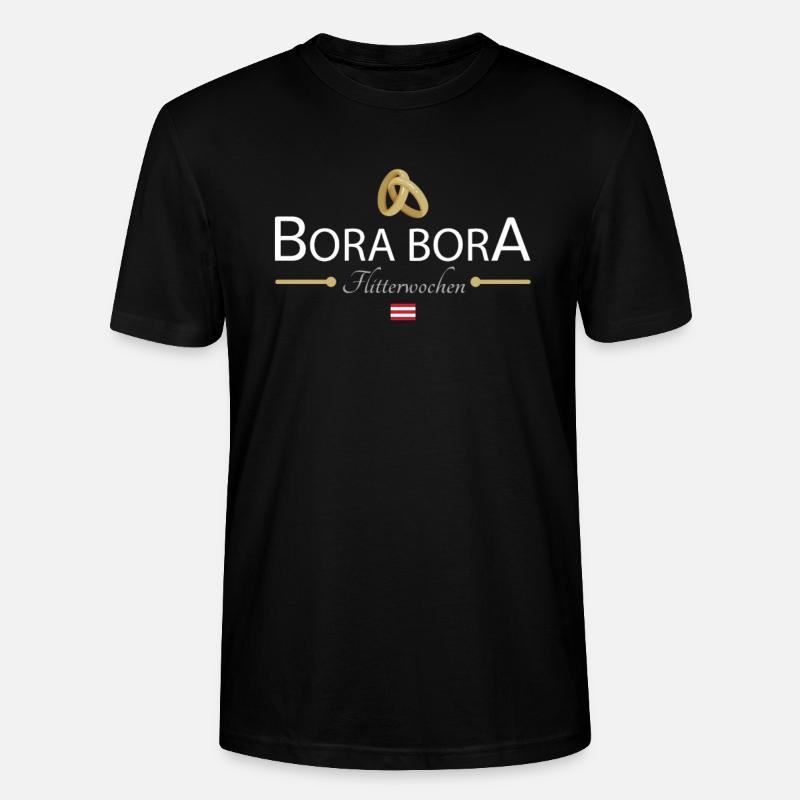 Flitterwochen Bora Bora - Stanley/Stella Unisex Bio-T-Shirt CRAFTER - Schwarz