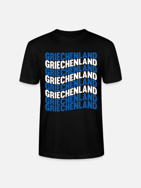 Griechen Grieche Griechenland - Stanley/Stella Unisex Bio-T-Shirt CRAFTER - Schwarz