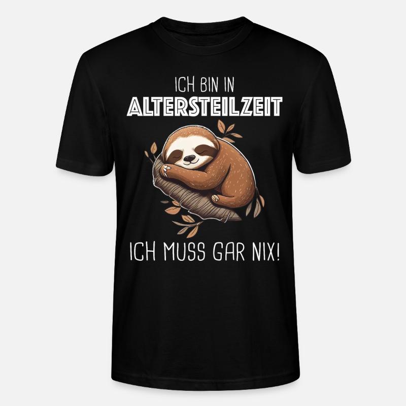 Altersteilzeit ATZ - Stanley/Stella Unisex Bio-T-Shirt CRAFTER - Schwarz
