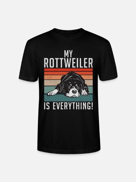 Rottweiler Gifts - Stanley/Stella CRAFTER Unisex Organic T-Shirt - black