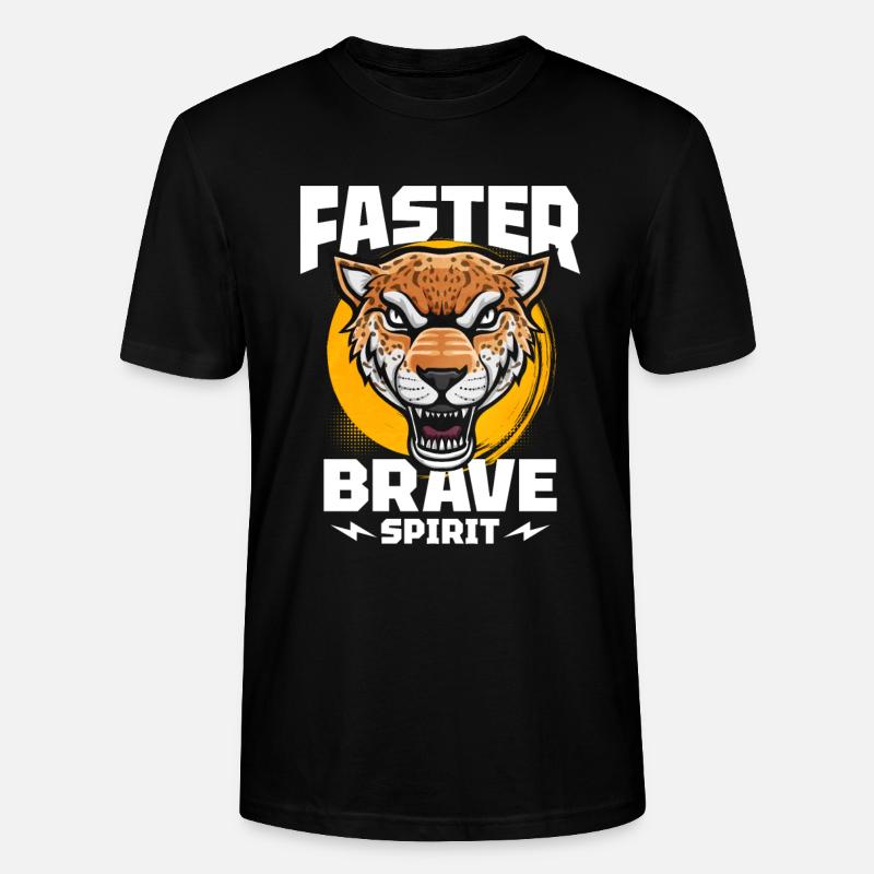 Jaguar - Stanley/Stella Unisex Bio-T-Shirt CRAFTER - Schwarz