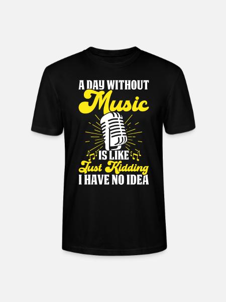 Singing Singer - Stanley/Stella CRAFTER Unisex Organic T-Shirt - black