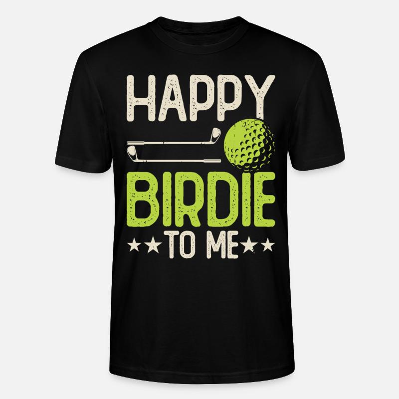 Golf Golfer - Stanley/Stella Unisex Bio-T-Shirt CRAFTER - Schwarz