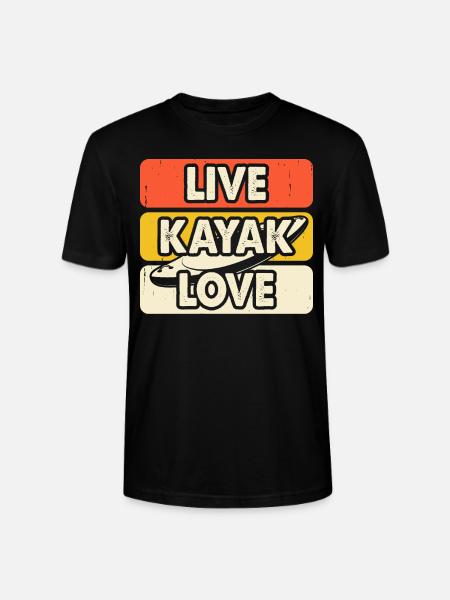 Kayak Kayaker Kayaker - Stanley/Stella CRAFTER Unisex Organic T-Shirt - black