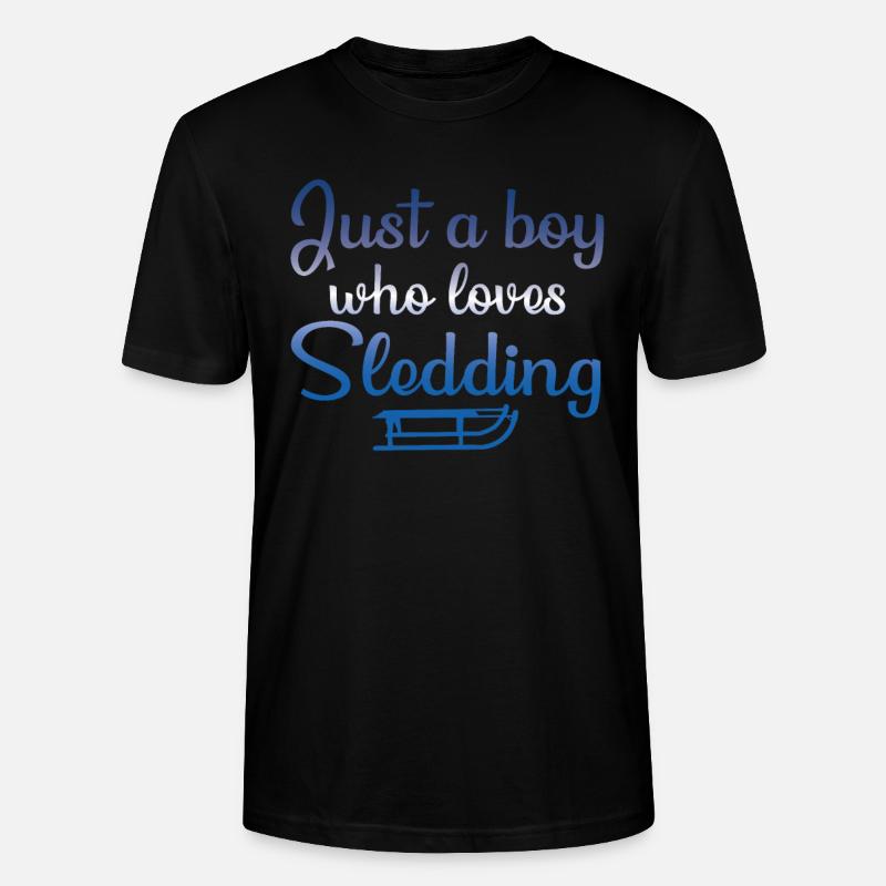 Conception de Sledding Boys - T-shirt bio CRAFTER Stanley Stella Unisexe - noir