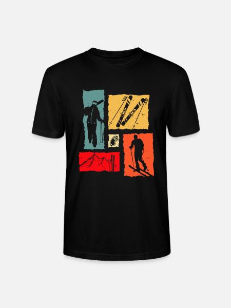 Toerski's retro - Stanley/Stella Uniseks bio-T-shirt CRAFTER - zwart
