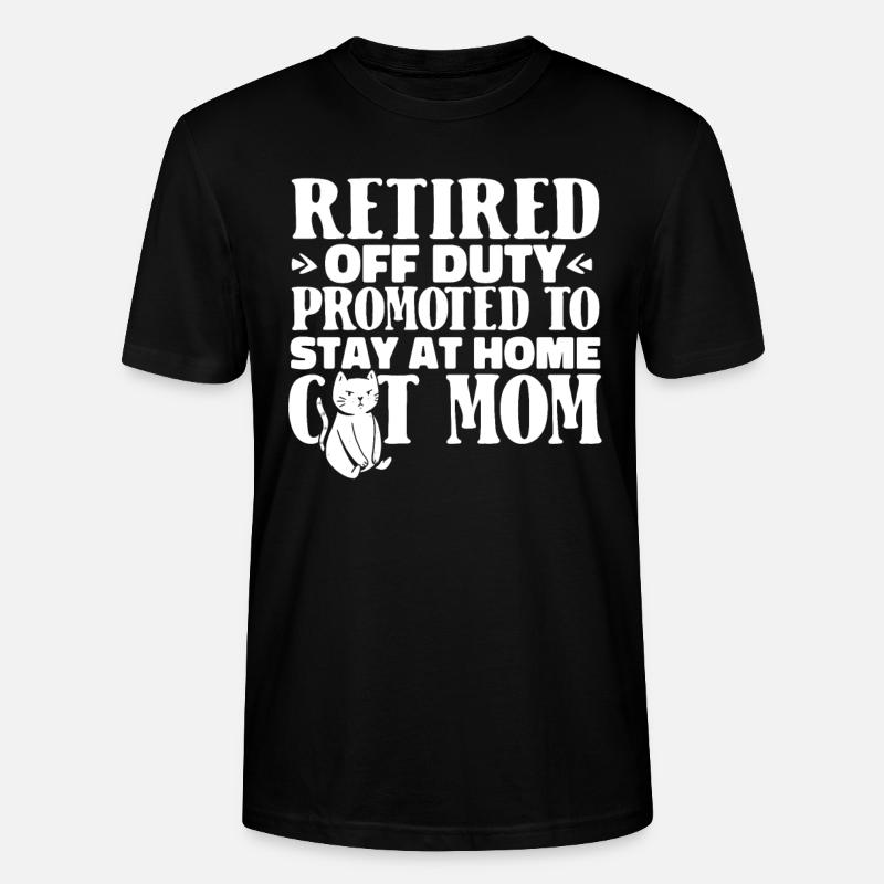 Pension de pensionné - T-shirt bio CRAFTER Stanley Stella Unisexe - noir
