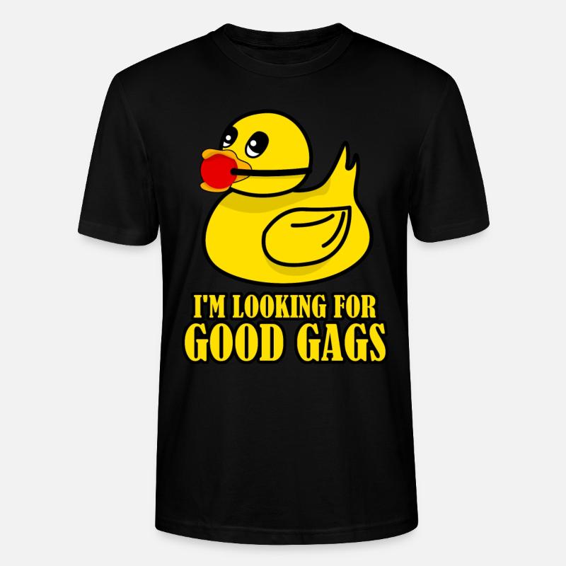 Canard BDSM - T-shirt bio CRAFTER Stanley Stella Unisexe - noir