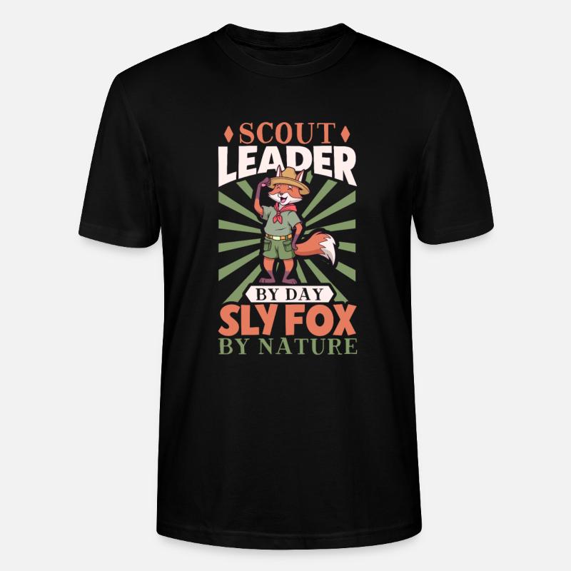Fuchs - Pfadfinder Lehrer - Stanley/Stella Unisex Bio-T-Shirt CRAFTER - Schwarz