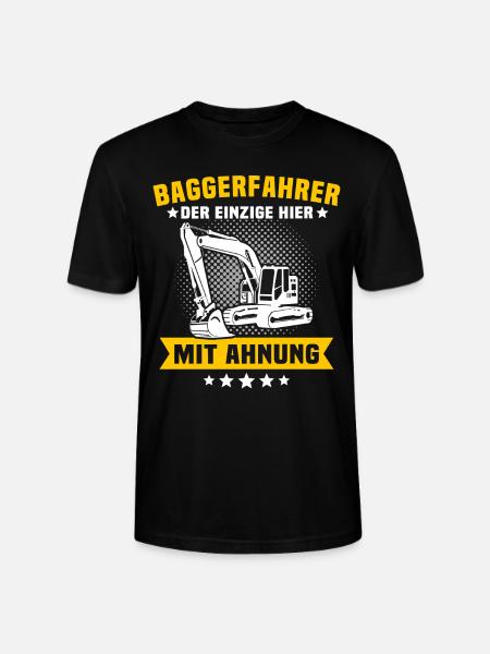 Baggerfahrer - Stanley/Stella Unisex Bio-T-Shirt CRAFTER - Schwarz