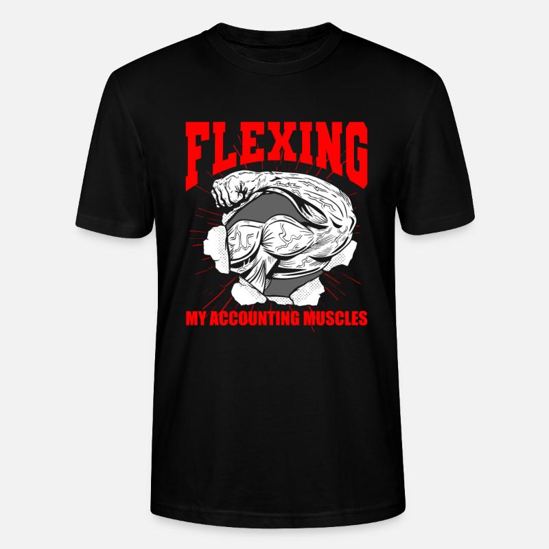 Comptable Conseiller fiscal Muscle - T-shirt bio CRAFTER Stanley Stella Unisexe - noir