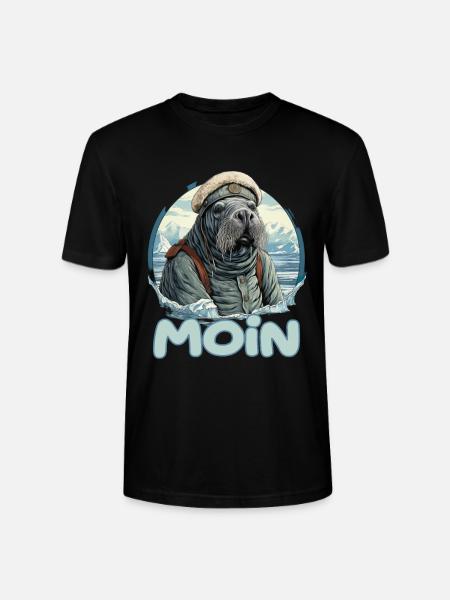 Moin Walross Matrose - Stanley/Stella Unisex Bio-T-Shirt CRAFTER - Schwarz