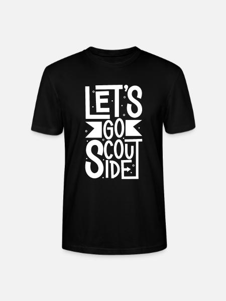 Let's go out - Boy Scouts - Stanley/Stella CRAFTER Unisex Organic T-Shirt - black