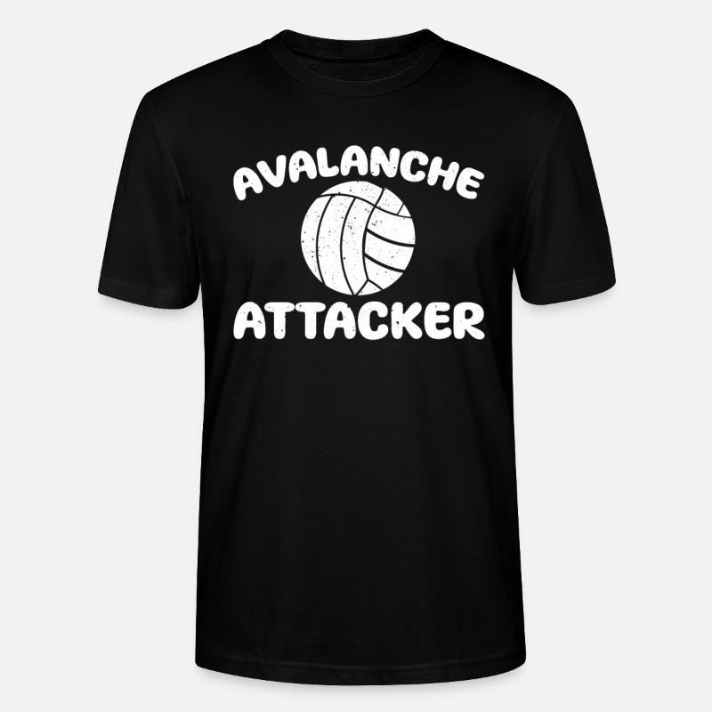Attaquant d’avalanche - Volleyball sur neige - T-shirt bio CRAFTER Stanley Stella Unisexe - noir