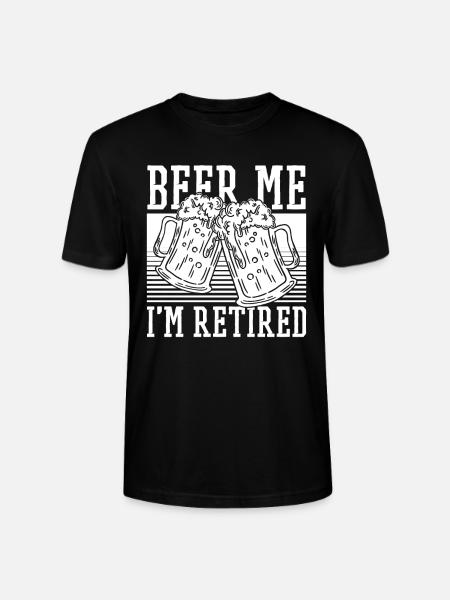 Pensioner pension - Stanley/Stella CRAFTER Unisex Organic T-Shirt - black