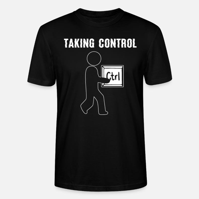 Taking Control Computerprogrammierer - Stanley/Stella Unisex Bio-T-Shirt CRAFTER - Schwarz