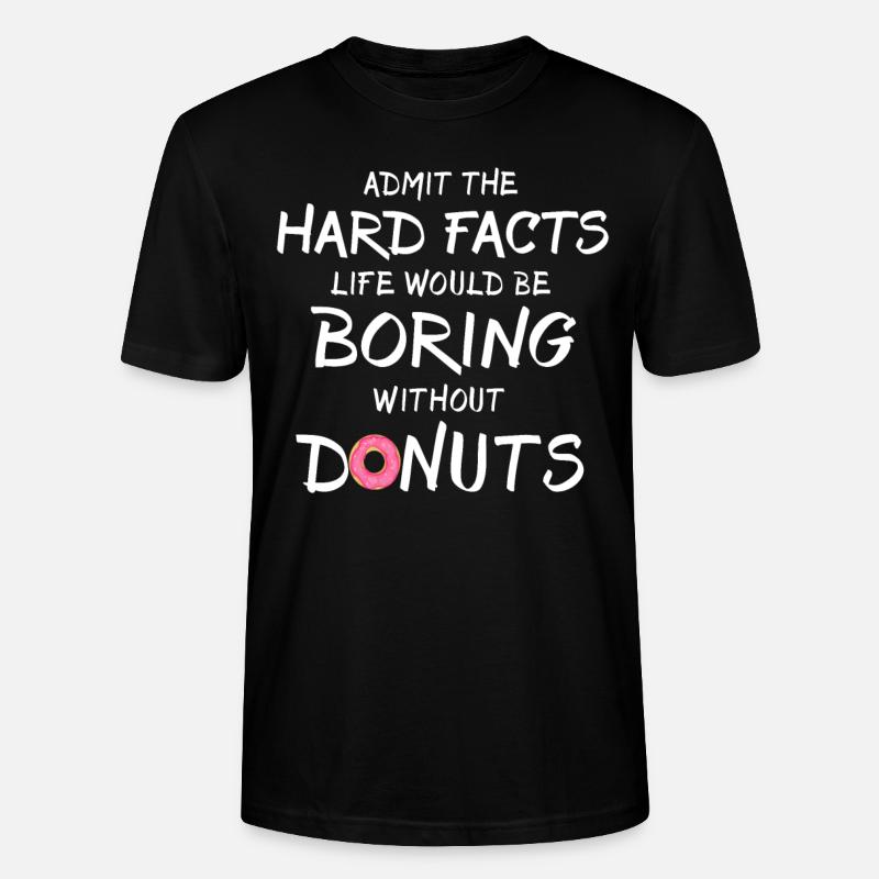 Donut Doughnuts - Stanley/Stella Unisex Bio-T-Shirt CRAFTER - Schwarz