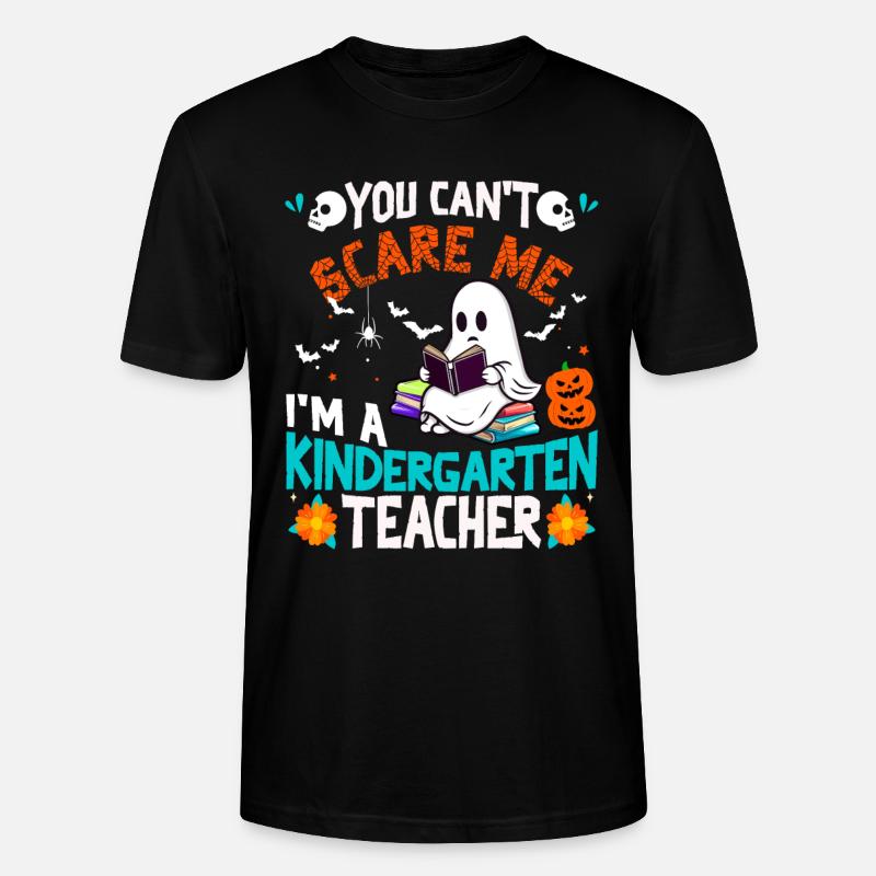 Kindergarten Lehrer Halloween - Stanley/Stella Unisex Bio-T-Shirt CRAFTER - Schwarz