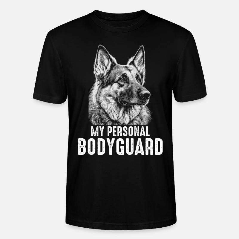 Malinois Hund - Stanley/Stella Unisex Bio-T-Shirt CRAFTER - Schwarz
