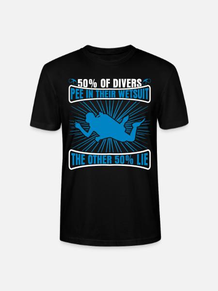 Diver Saying Scuba Diver Diving - Stanley/Stella CRAFTER Unisex Organic T-Shirt - black