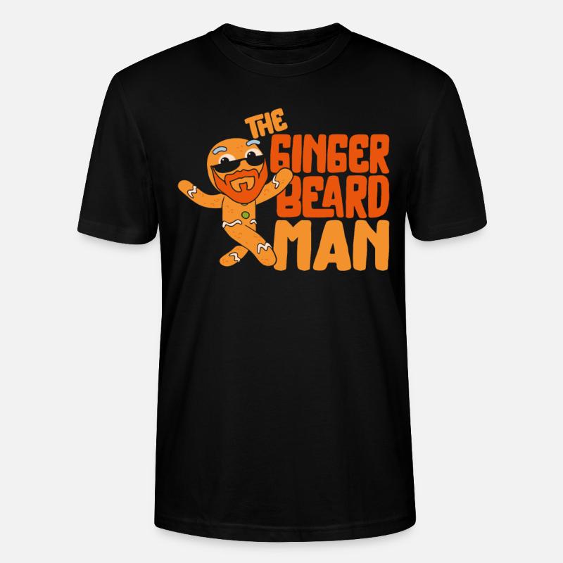 Beard Lover Bearded Man Christmas - Stanley/Stella Unisex Bio-T-Shirt CRAFTER - Schwarz