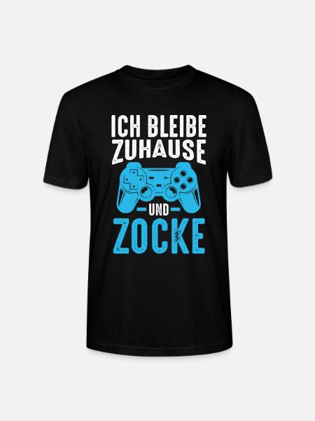 Zocker Zocken Gamer - Stanley/Stella Unisex Bio-T-Shirt CRAFTER - Schwarz