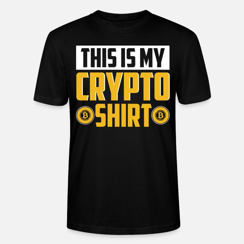 Krypto Kryptowährung - Stanley/Stella Unisex Bio-T-Shirt CRAFTER - Schwarz