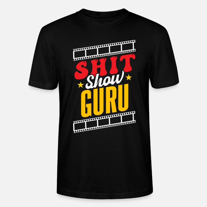 Scheiße-Show-Guru - Stanley/Stella Unisex Bio-T-Shirt CRAFTER - Schwarz