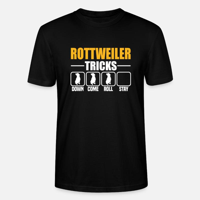 Rottweiler Tricks - Stanley/Stella Unisex Bio-T-Shirt CRAFTER - Schwarz