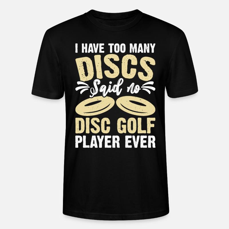 Discgolf Disc Golf - Stanley/Stella Unisex Bio-T-Shirt CRAFTER - Schwarz