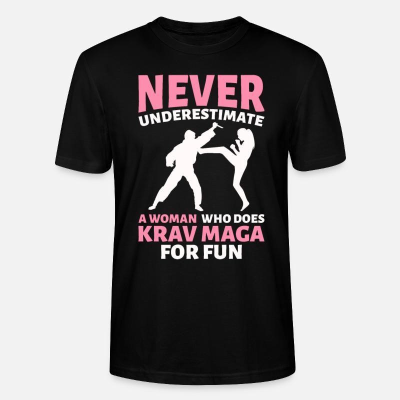 Krav Maga Kampfkunst - Stanley/Stella Unisex Bio-T-Shirt CRAFTER - Schwarz