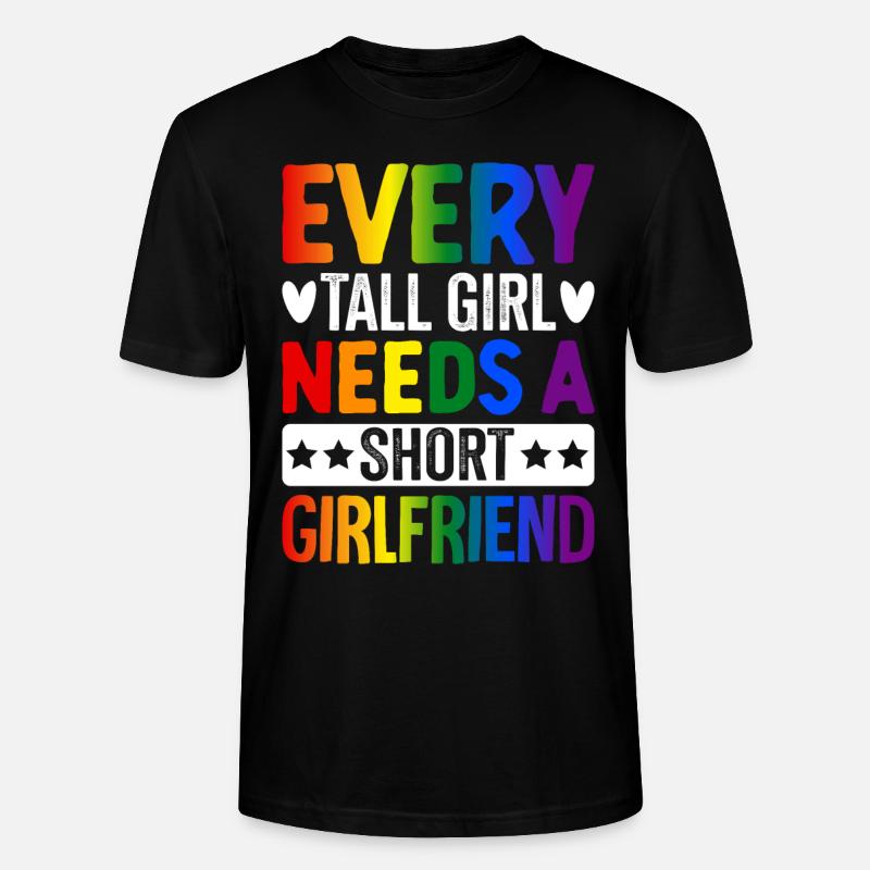 Lesbisch LGBTQ Mädchen - Stanley/Stella Unisex Bio-T-Shirt CRAFTER - Schwarz