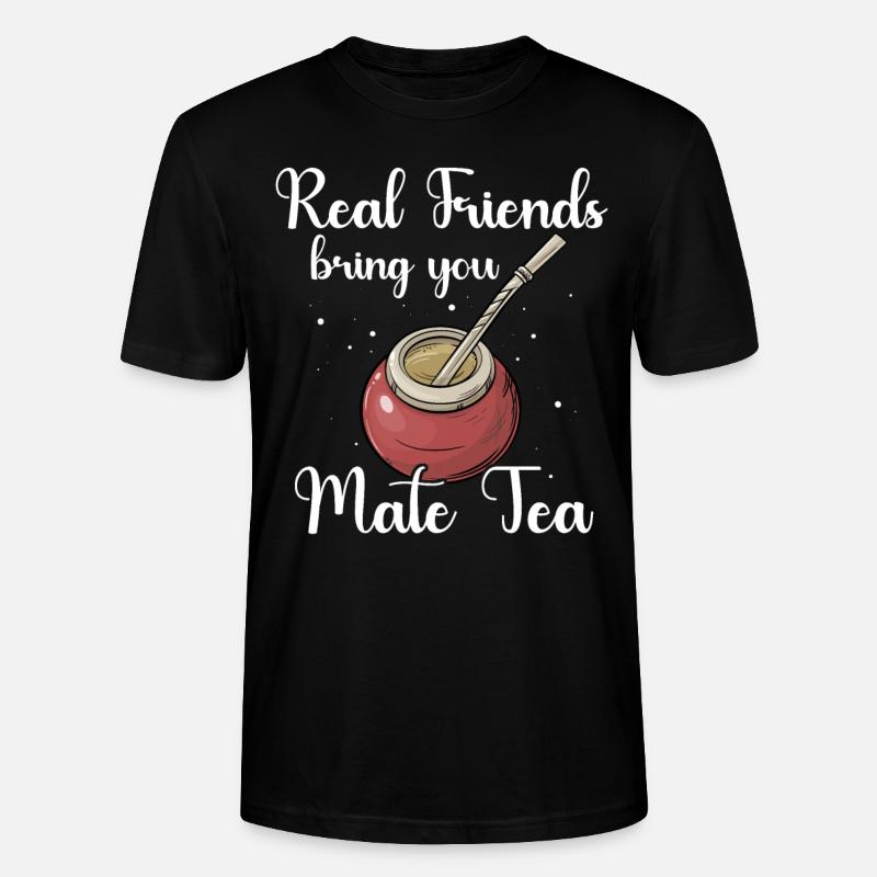 Mate Tee Teetasse - Stanley/Stella Unisex Bio-T-Shirt CRAFTER - Schwarz