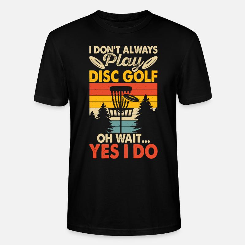 Discgolf Disc Golf - T-shirt bio CRAFTER Stanley Stella Unisexe - noir