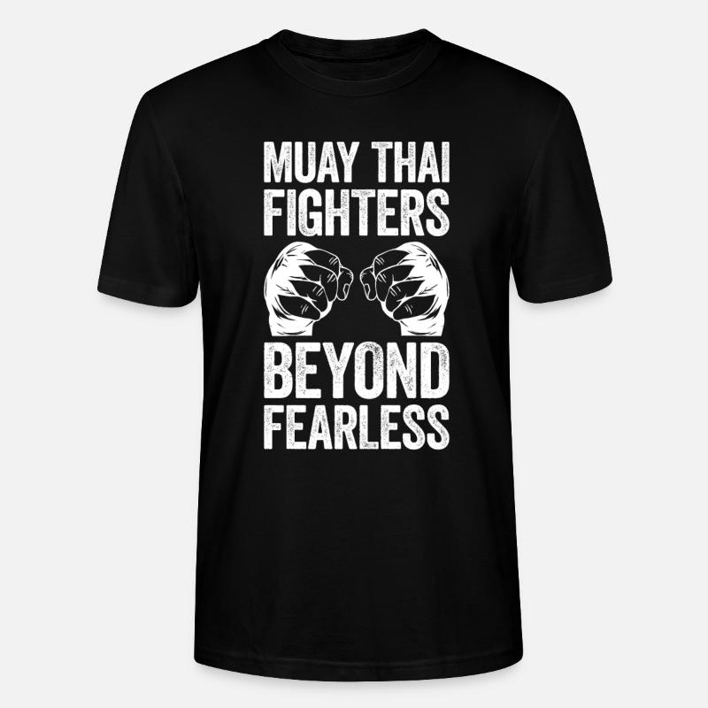 Muay Thai Boxe - T-shirt bio CRAFTER Stanley Stella Unisexe - noir