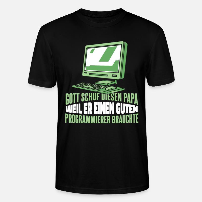 Entwickler Coder Programmierer - Stanley/Stella Unisex Bio-T-Shirt CRAFTER - Schwarz