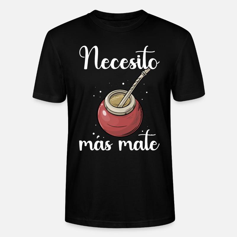 Mate Tee Yerba - Stanley/Stella Unisex Bio-T-Shirt CRAFTER - Schwarz