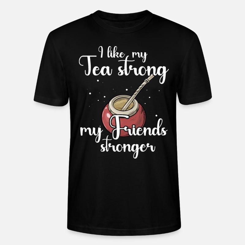 Mate Tee Yerba Teetrinker - Stanley/Stella Unisex Bio-T-Shirt CRAFTER - Schwarz