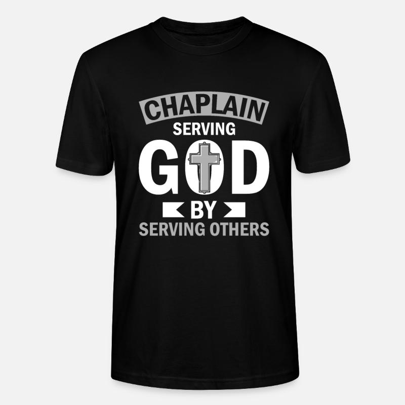 Kaplan Pfarrer - Stanley/Stella Unisex Bio-T-Shirt CRAFTER - Schwarz