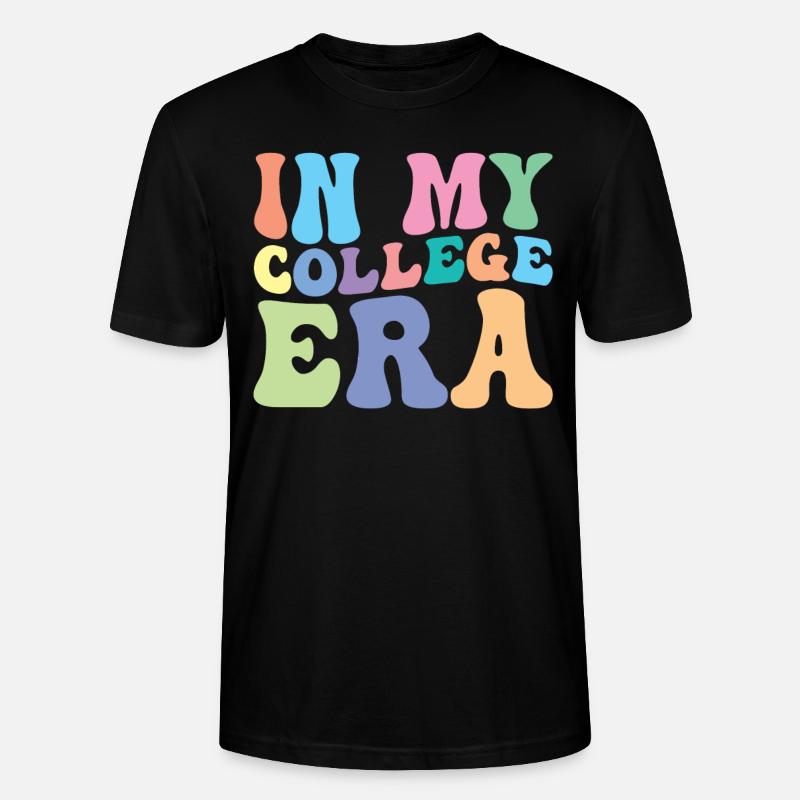 Hochschule Retro Groovy Student - Stanley/Stella Unisex Bio-T-Shirt CRAFTER - Schwarz