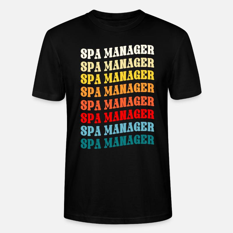 Spa Manager - Stanley/Stella Unisex Bio-T-Shirt CRAFTER - Schwarz