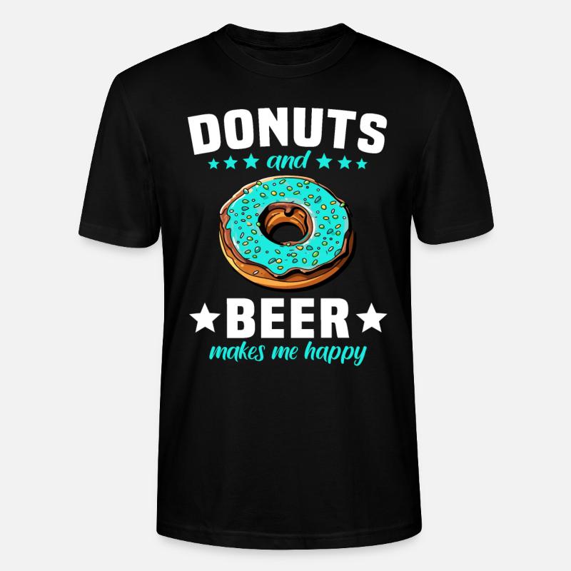 Beignets Beignets Beignets - T-shirt bio CRAFTER Stanley Stella Unisexe - noir