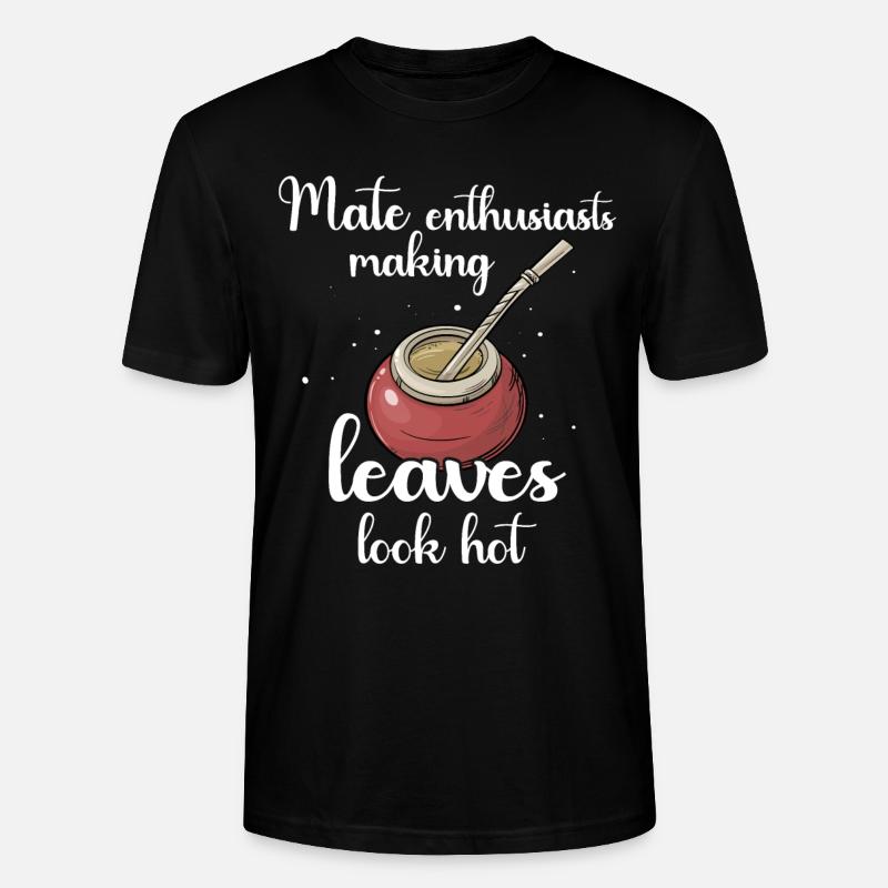 Thé Yerba mate - T-shirt bio CRAFTER Stanley Stella Unisexe - noir
