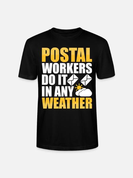 Postman Postman Postman - Stanley/Stella CRAFTER Unisex Organic T-Shirt - black