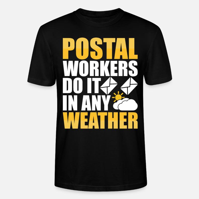 Postman Postman Postman - Stanley/Stella CRAFTER Unisex Organic T-Shirt - black