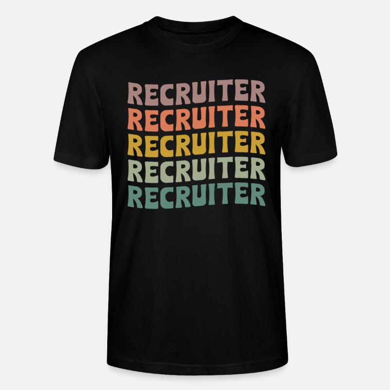 Recruiter - Stanley/Stella Unisex Bio-T-Shirt CRAFTER - Schwarz
