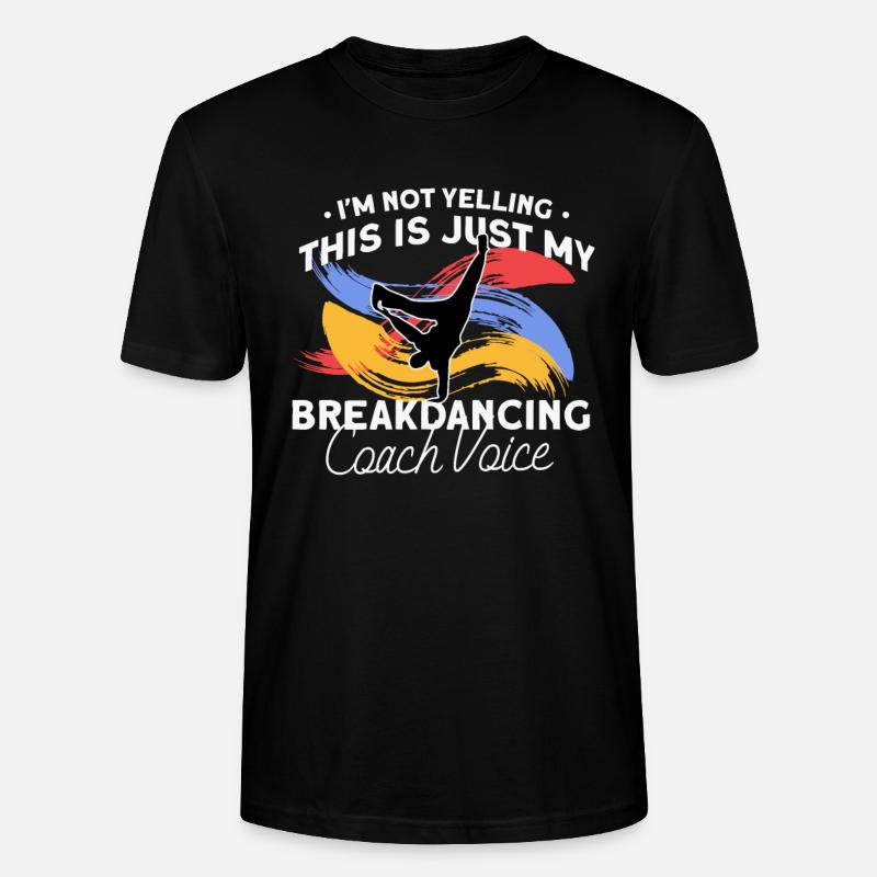 Breakdancing - Stanley/Stella Unisex Bio-T-Shirt CRAFTER - Schwarz