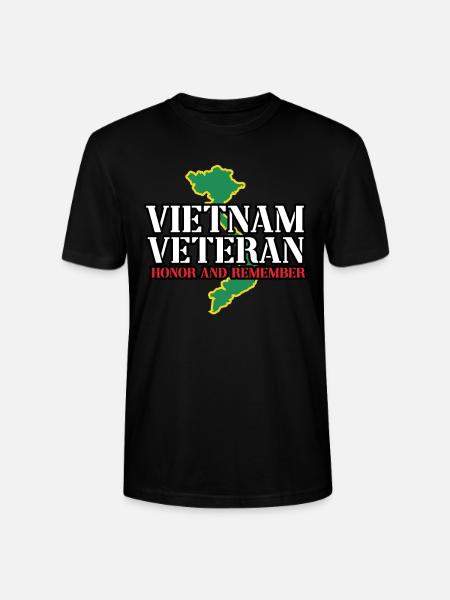 U.S. Army Vietnam Veteran - Stanley/Stella CRAFTER Unisex Organic T-Shirt - black